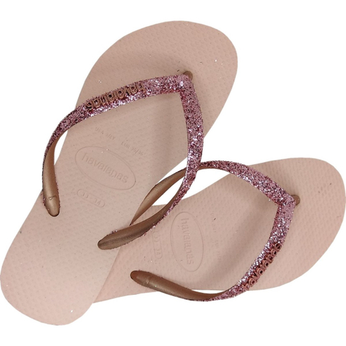 havaianas pink glitter