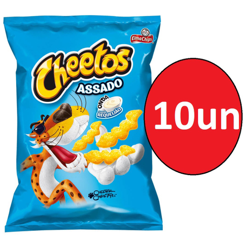 Salgadinho de Milho Onda Requeijão Elma Chips Cheetos Pacote 140g - giassi  - Giassi Supermercados