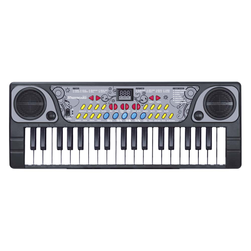 Brinquedo Piano Teclado Infantil Microfone Cantar Musica em