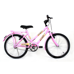 Bicicleta Feminina Infantil Aro 20 Paralama E Bagageiro Menor preço em Bicicleta Feminina Infantil Aro 20 Paralama E Bagageiro
