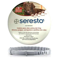 Coleira Seresto Cães e Gatos acima de 8Kg é boa?