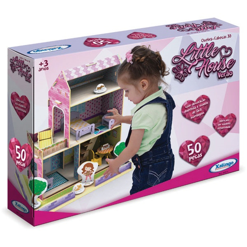 Casa de Boneca Rainbow High Doll House 3 Andares Em Madeira 574330 - mga