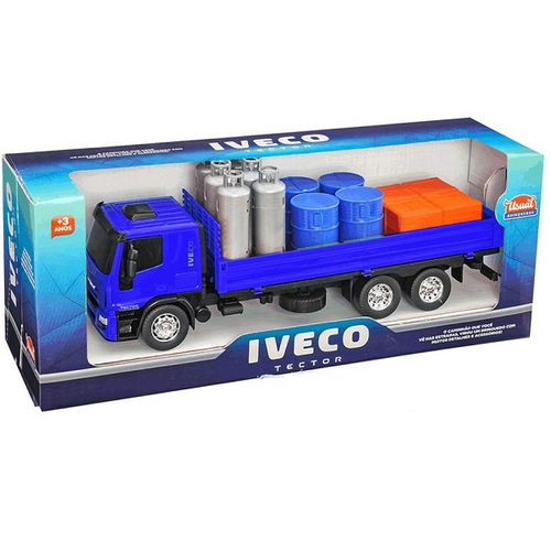 Caminhão Truck Azul Brinquedo Auto Toy Clássico Estilo Retrô no Shoptime