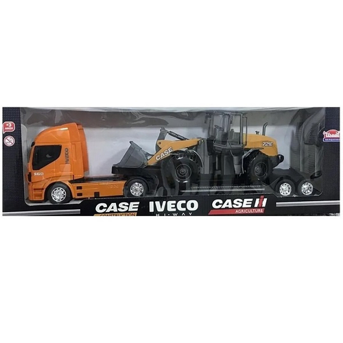 Caminhão Iveco Hi-Way Plataforma Pá Carregadeira Case