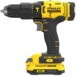 Furadeira Parafusadeira de impacto 1/2 a bateria 20V com maleta V20 - SCD700C1K - Stanley Menor preço em Furadeira Parafusadeira de impacto 1/2 a bateria 20V com maleta V20 - SCD700C1K - Stanley