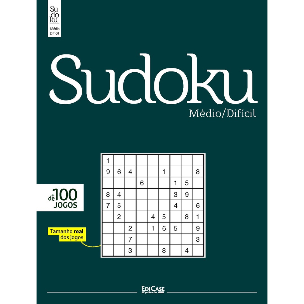 Sudoku Médio/Difícil Ed. 01 na Americanas Empresas