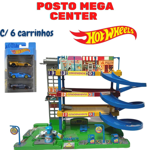 Pista Para Carrinhos Parking C/3 Andares/4carrin/el