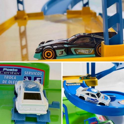 Pista de Carrinhos Brinquedo Speedster Rápida Rampa Lançador Compatível Hot  Wheels - Escorrega o Preço