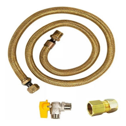 Kit Instalação Gás Encanado Mangueira 80Cm Registro Adaptado é boa?