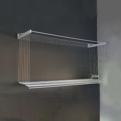 Varal de Parede Individual 10 Varetas Alumínio Branco 100 cm Menor preço em Varal de Parede Individual 10 Varetas Alumínio Branco 100 cm