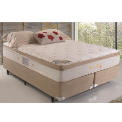 Conjunto Cama Box Triumph + Colchão Pallace Bambu Plus Queen Size Molas Ensacadas 158x198x60 - Herval é boa?