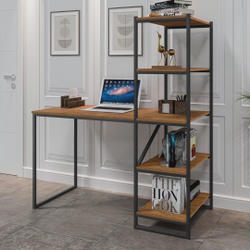 Escrivaninha Home Office com Prateleira Fit Yescasa Menor preço em Escrivaninha Home Office com Prateleira Fit Yescasa