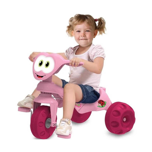 Triciclo Motoca Zootico Passeio E Pedal Infantil