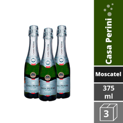 Menor preço em Kit 3 Espumante Casa Perini Moscatel Baby 375ml