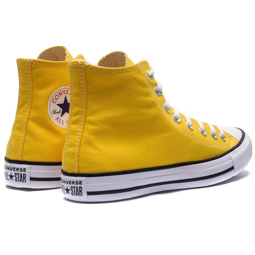 tênis converse all star chuck taylor cano alto amarelo