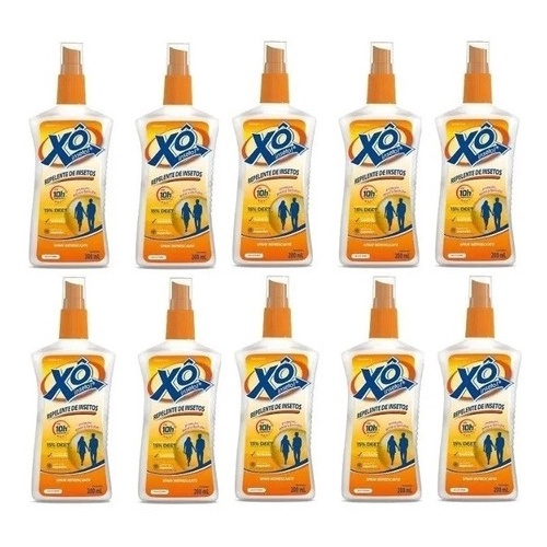 Kit 10 X Repelentes Xo Inseto Spray 200ml - Cimed Em Promoção | Ofertas ...