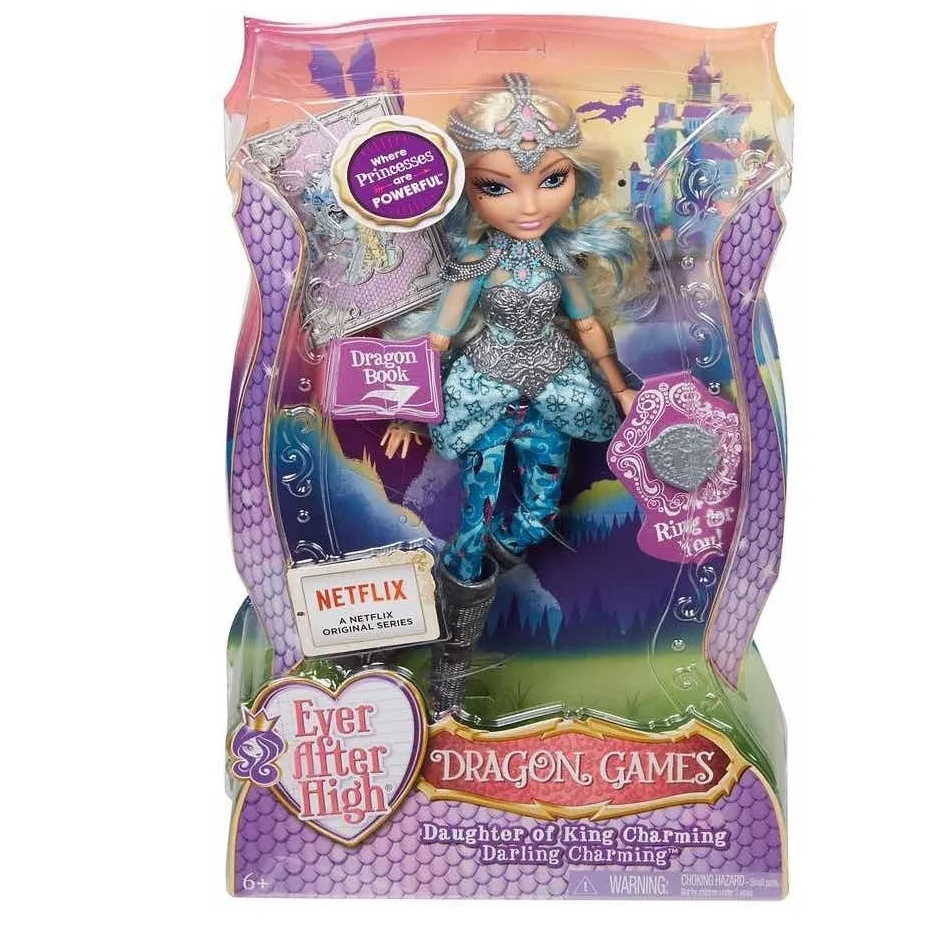 Boneca Ever After High - Jogo De Dragões - Darling Charming em