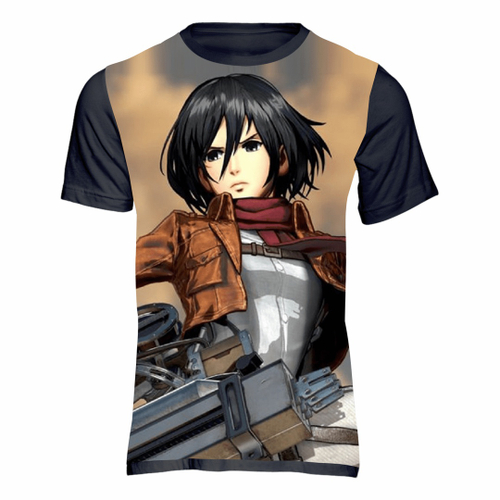 Camiseta Ataque aos Titãs Anime, Levi Ackerman