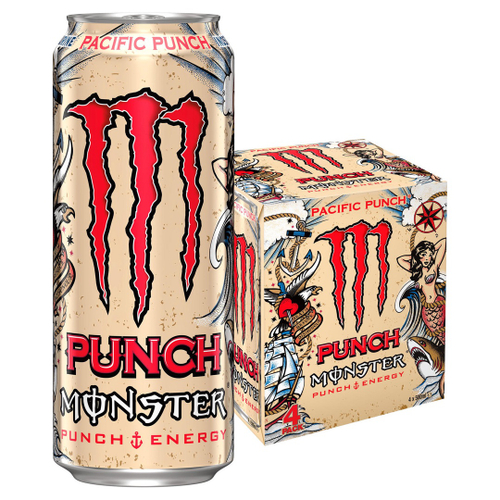 Energético Monster Energy Juice Pacific Punch 473ml Pão, 41% OFF