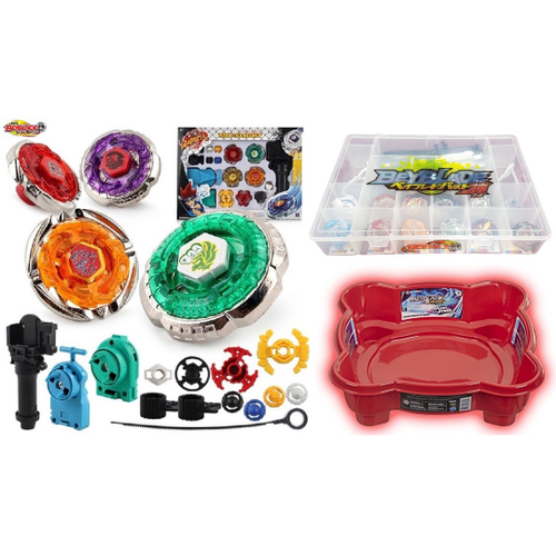 Kit Maleta Beyblade + 6 Beyblade Burst + 2 Beyblade Infinity Nado + 4  Lançador em Promoção na Americanas