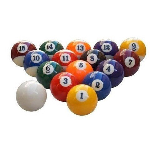 Bola Numerada C/ Faixa 38mm Bilhar Snooker/ Sinuca/ Pebolim