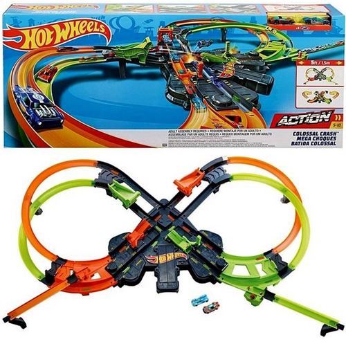 Pista Gigante Grande De Percurso Batida Colossal - Hot Wheels