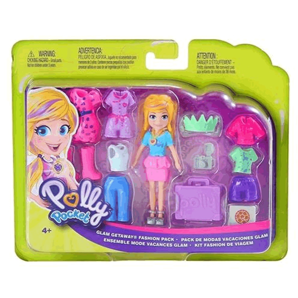 Boneca Polly Pocket Kit De Viagem - Mattel - A sua Loja de