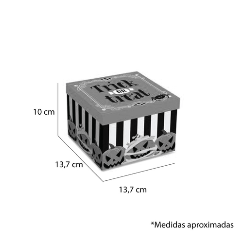 Caixa Caixão Noite do Terror Halloween C/10 Unidades