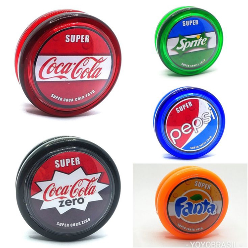 5 Unidades Yoyo ( Ioio, Yo-yo) Profissional Coca Cola Edição Limitada (Fanta, Sprite, Coca-Cola, Pepsi)