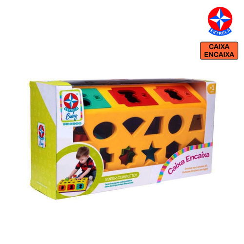 Kit Brinquedo Bebê Infantil Educativo Forma Encaixar Chocalho + 1 ano na  Americanas Empresas