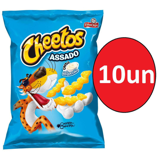 Salgadinho Cheetos Onda Requeijão 140g - Elma Chips