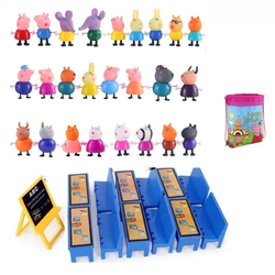 1/13/21/25 Peças Peppa Pig Action Figuras Jogo Presente de Brinquedo é boa?