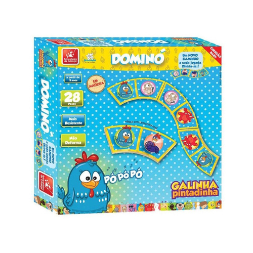 Mad. Domino Galinha Pintadinha 28 Pçs