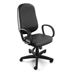 Cadeira Giratória Presidente c/ Relax E c/ Braços Corano Preto é boa?