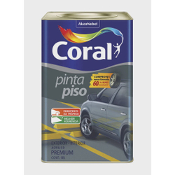 Tinta Coral Pinta Piso Fosco Cinza Médio 18 Litros Menor preço em Tinta Coral Pinta Piso Fosco Cinza Médio 18 Litros