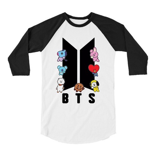 camisa baseball bts