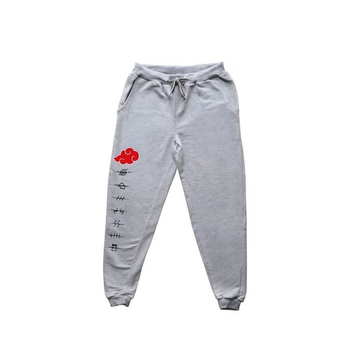 Calça Moletom Slim Naruto Akatsuki Aldeias Renegadas Anime