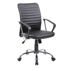 Cadeira Presidente Escritório Giratória Fox Office C161W - Preto Menor preço em Cadeira Presidente Escritório Giratória Fox Office C161W - Preto