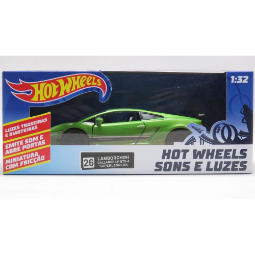 Lamborghini Gallardo lp 570-4 Superleggera Verde - Sons e Luzes - 1/32 -  Hot Wheels em Promoção na Americanas