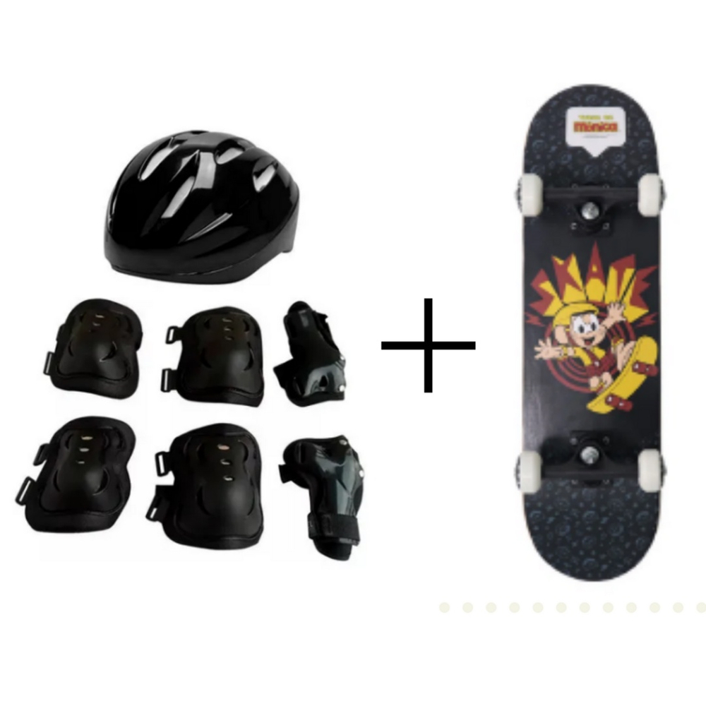 Skate Infantil Com Kit Proteção - 99 Toysfaça