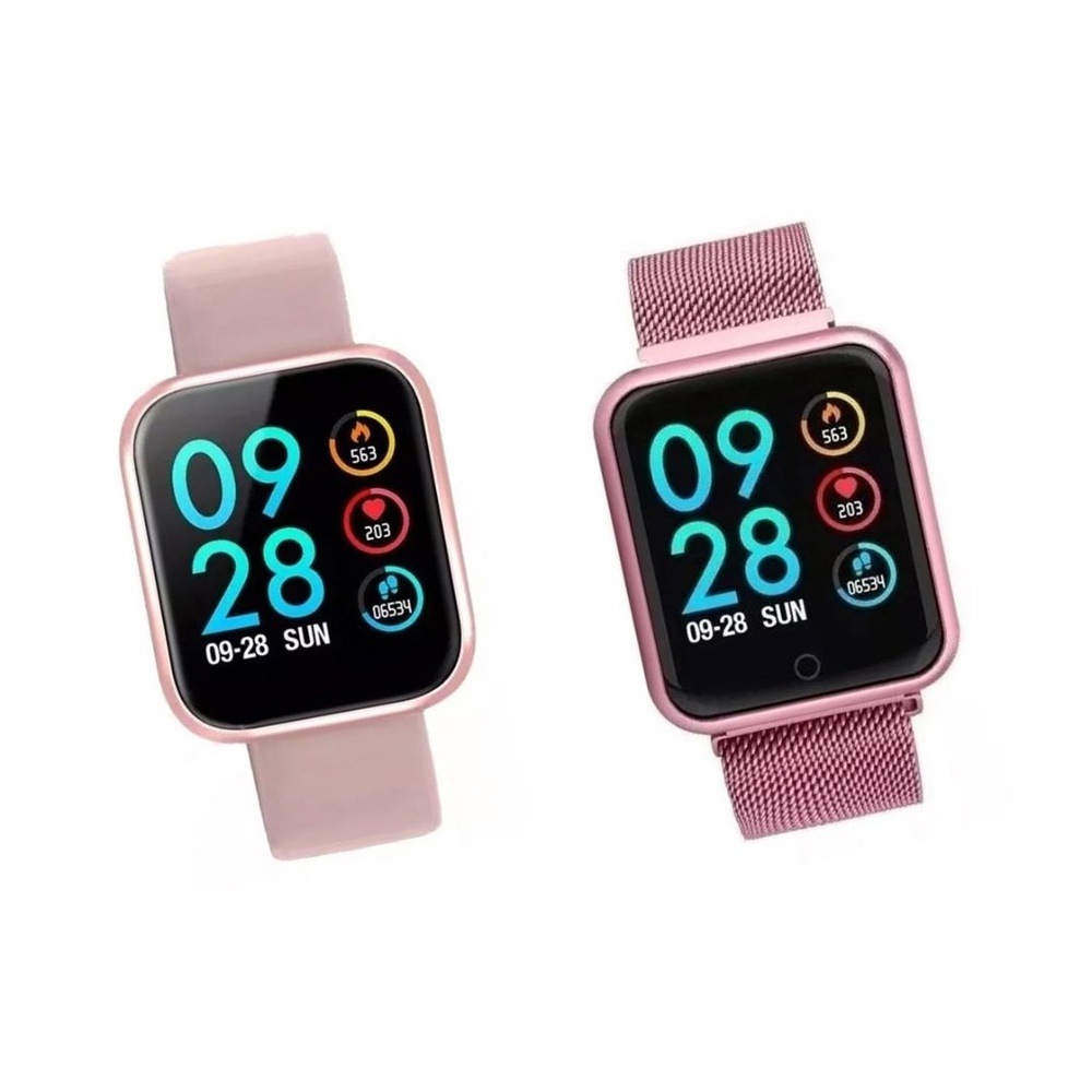 smartwatch p70 dourado