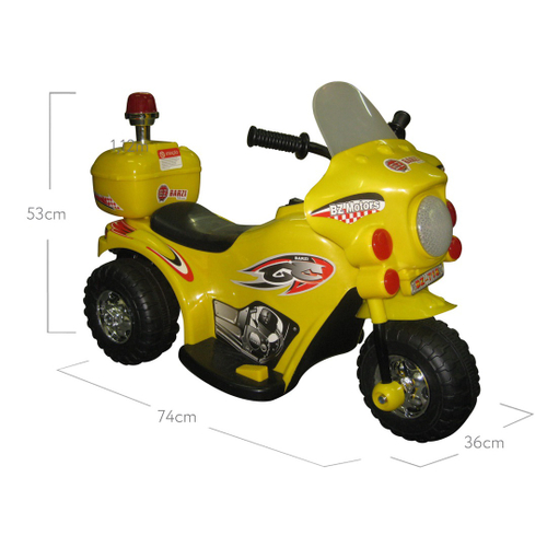 Motinha Elétrica Infantil Amarela Mini Moto Crianças Com Som Luz Bangtoys -  Moto Elétrica Infantil - Magazine Luiza