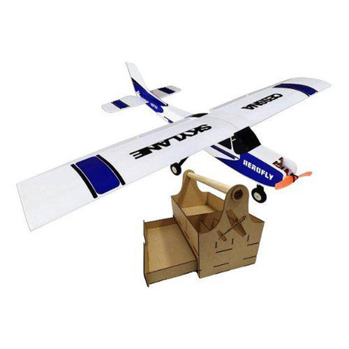 Aeromodelo Piper Avião De Controle Remoto Trainer 4ch Kit 4