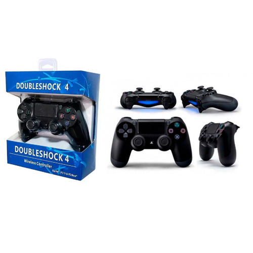 Controle sem Fio Duplo shock 4 Preto Ps4 xd 522 em Promoção na