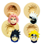 Molde de Silicone Naruto Rosto Kakashi