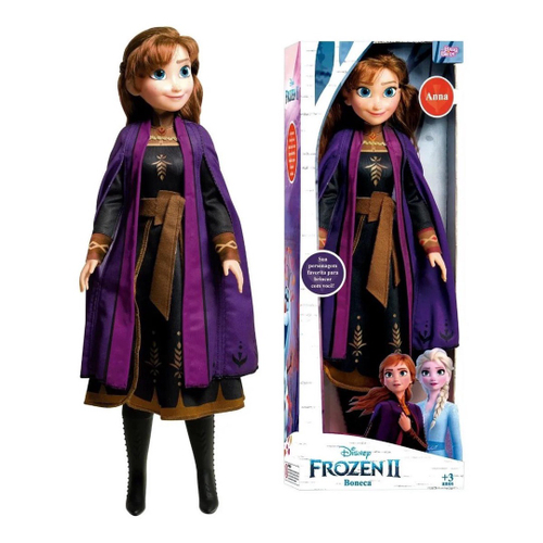 Boneca Gigante Disney Frozen Anna 75cm.