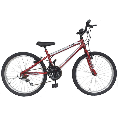 BICICLETA MOUNTAIN BIKE ARO 26 UNISSEX - VERMELHA