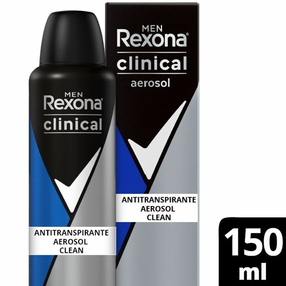 Desodorante Rexona Men Aerosol Clinical Clean - 91g