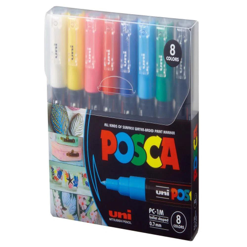 Kit Uni Ball Caneta Posca Pc M Mm Cores Em Promo O Na Americanas