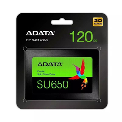 Ssd Adata 120Gb 2,5 Sata 3 - Asu650Ss-120Gt-R Menor preço em Ssd Adata 120Gb 2,5 Sata 3 - Asu650Ss-120Gt-R